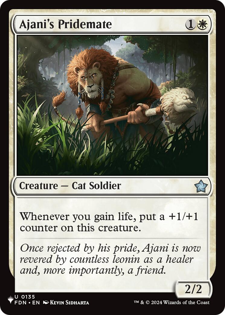 Ajani's Pridemate (FDN) [The List] | Gamers Paradise