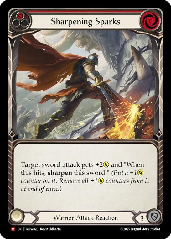 Sharpening Sparks (Red) [MPW026] (Mastery Pack Warrior) | Gamers Paradise