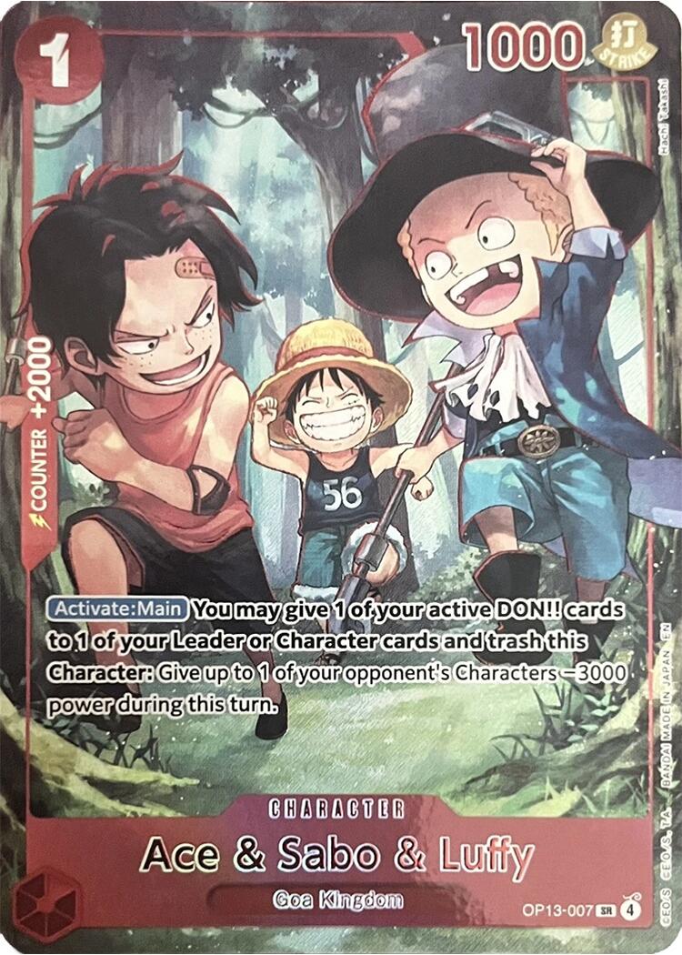 Ace & Sabo & Luffy (English Version 3rd Anniversary Set) [One Piece Promotion Cards] | Gamers Paradise