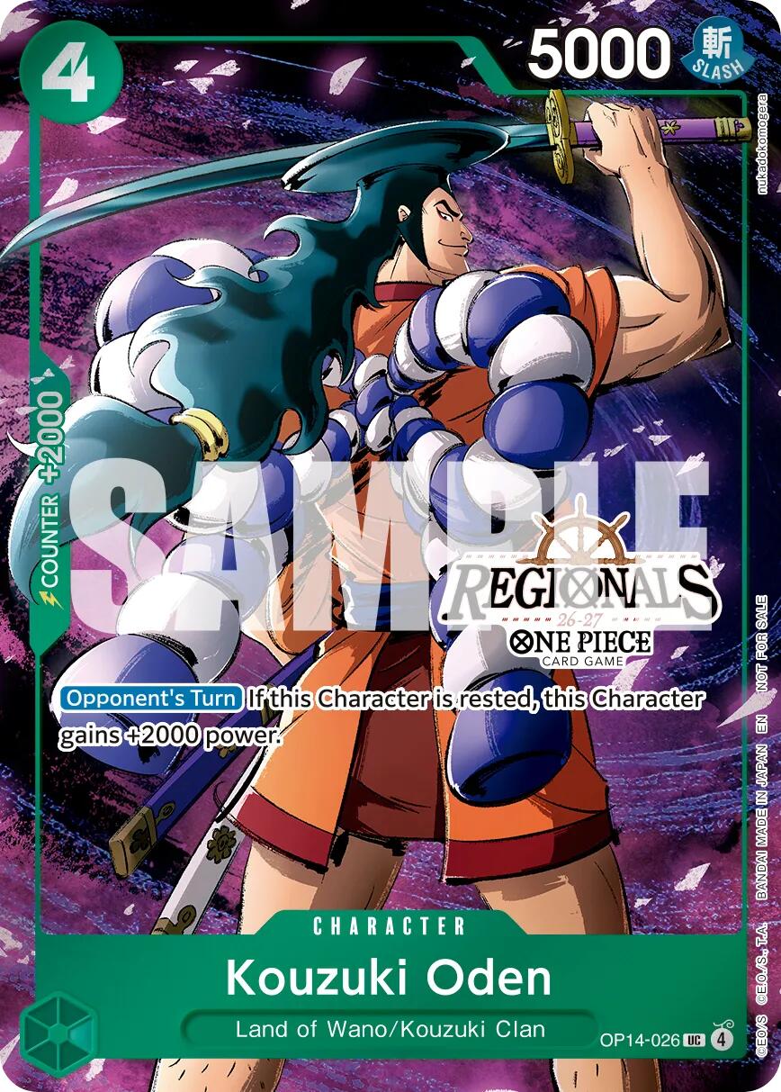 Kouzuki Oden (Regional Participation Pack 2026 Vol.2) [One Piece Promotion Cards] | Gamers Paradise