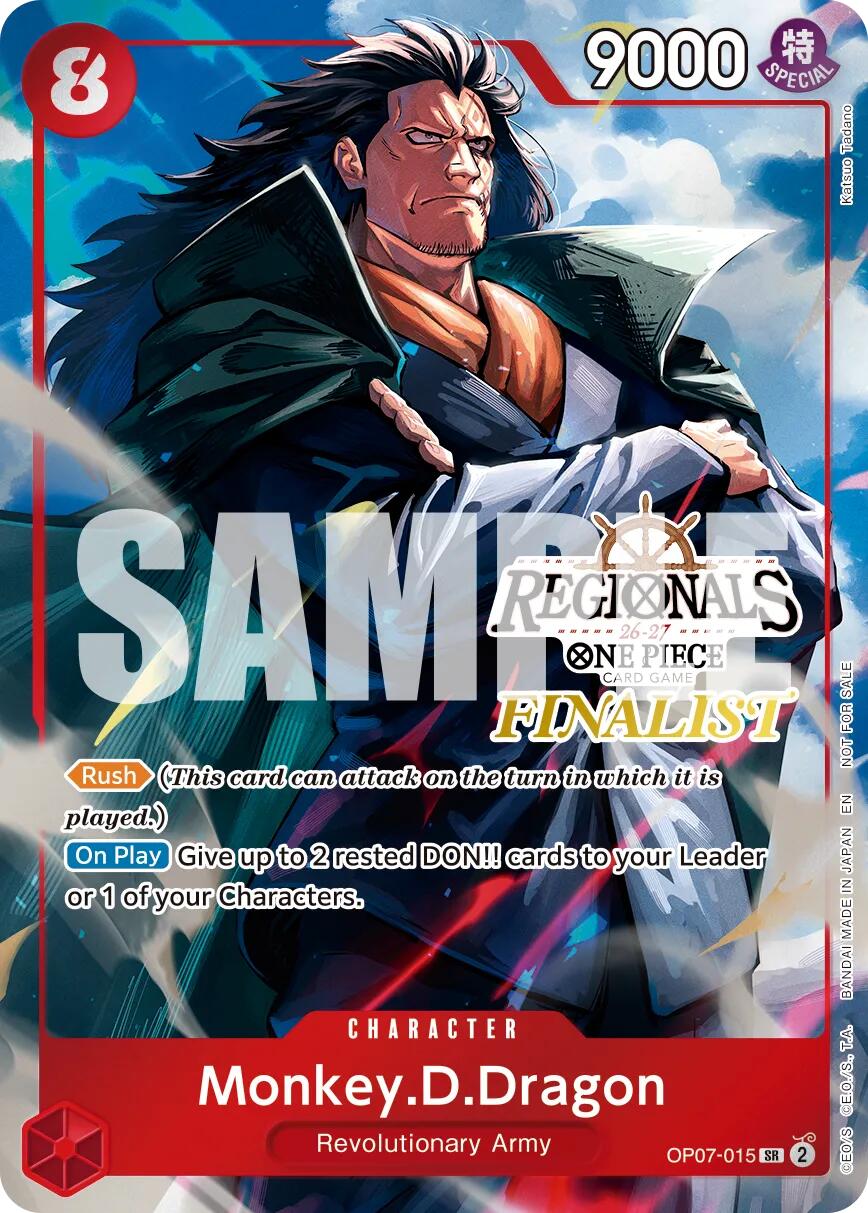 Monkey.D.Dragon (Regionals Finalist Card Set 26-27 Vol.2) [One Piece Promotion Cards] | Gamers Paradise