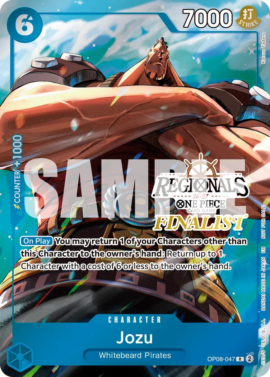 Jozu (Regionals Finalist Card Set 26-27 Vol.2) [One Piece Promotion Cards] | Gamers Paradise