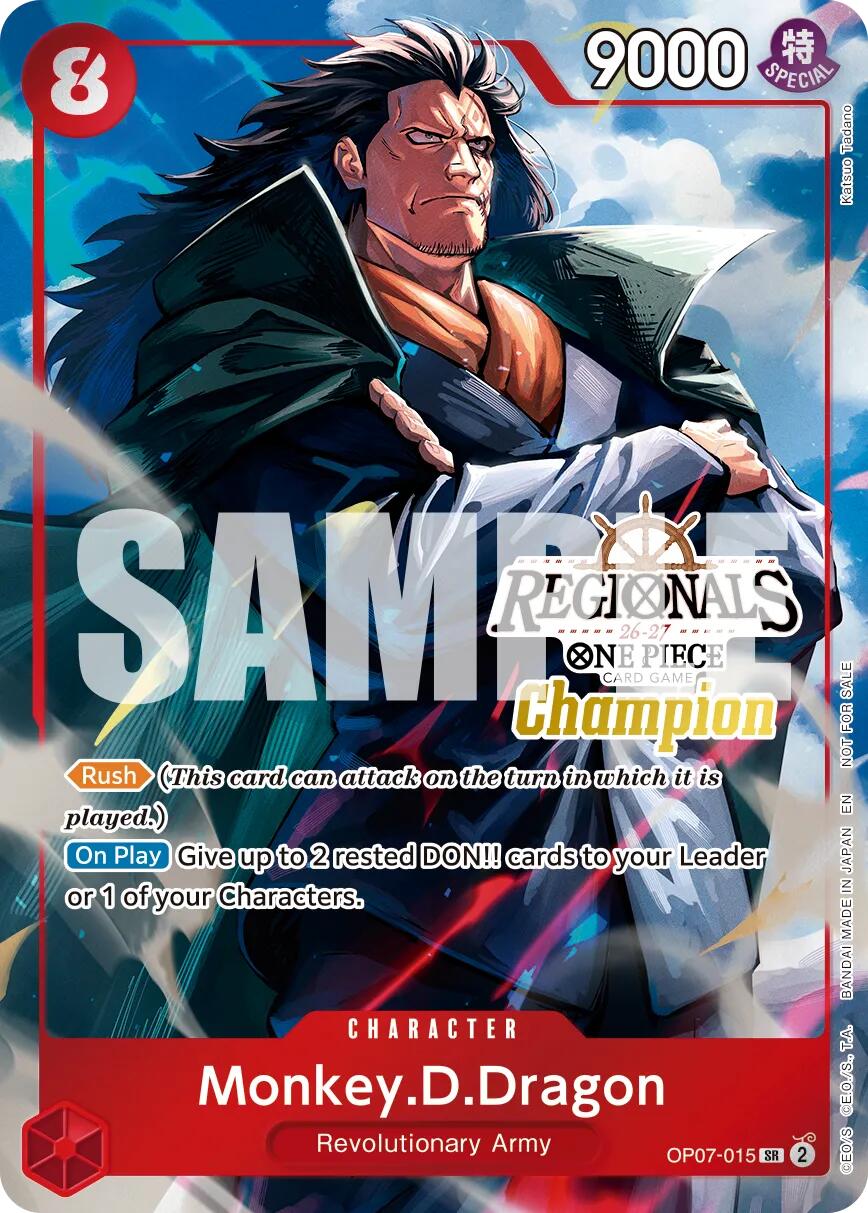 Monkey.D.Dragon (Regionals Champion Card Set 26-27 Vol.2) [One Piece Promotion Cards] | Gamers Paradise