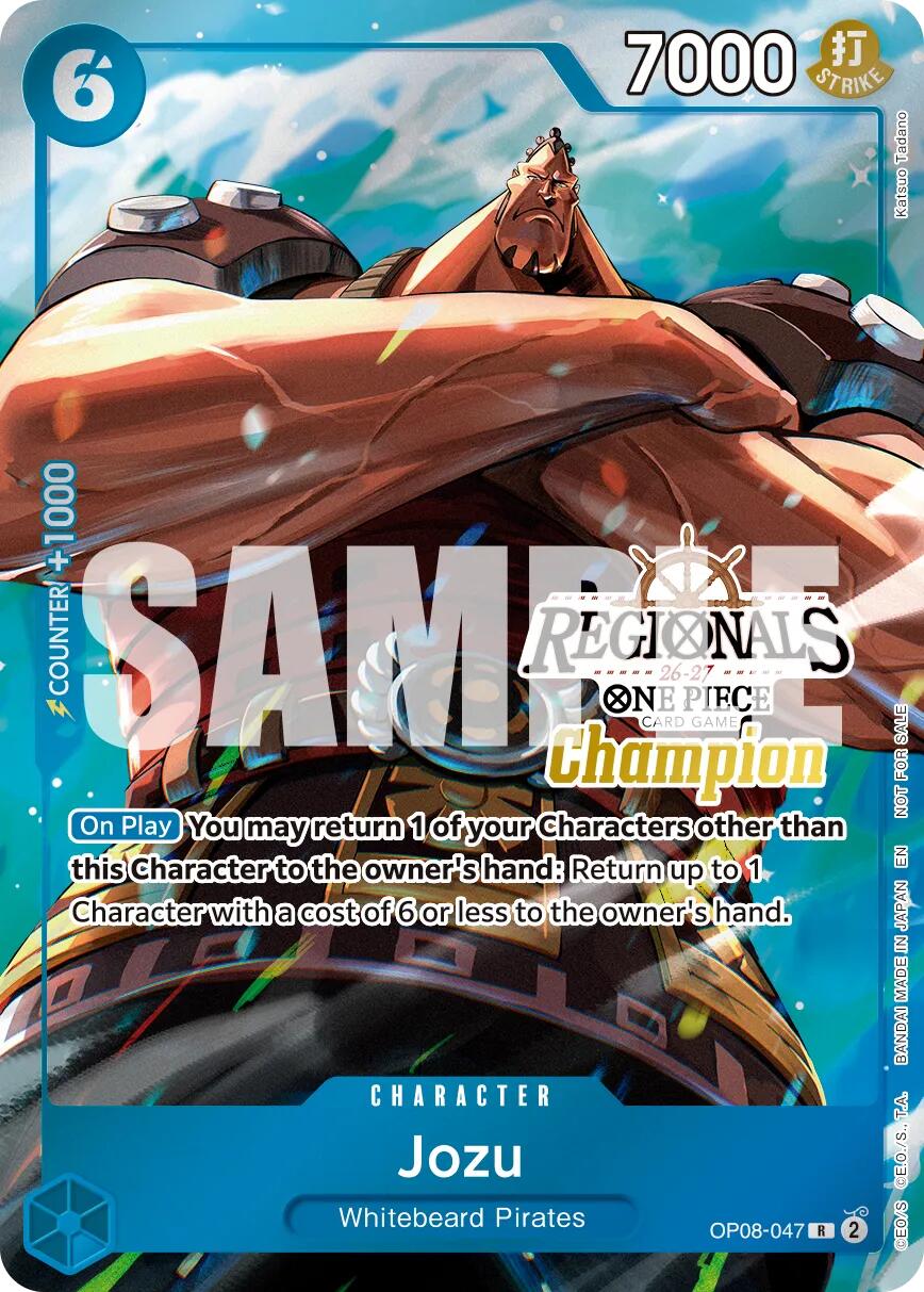 Jozu (Regionals Champion Card Set 26-27 Vol.2) [One Piece Promotion Cards] | Gamers Paradise