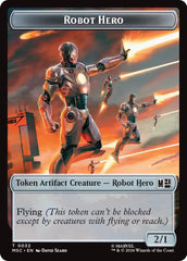 Robot Hero // Villain Double-Sided Token [Marvel Super Heroes Commander Tokens] | Gamers Paradise