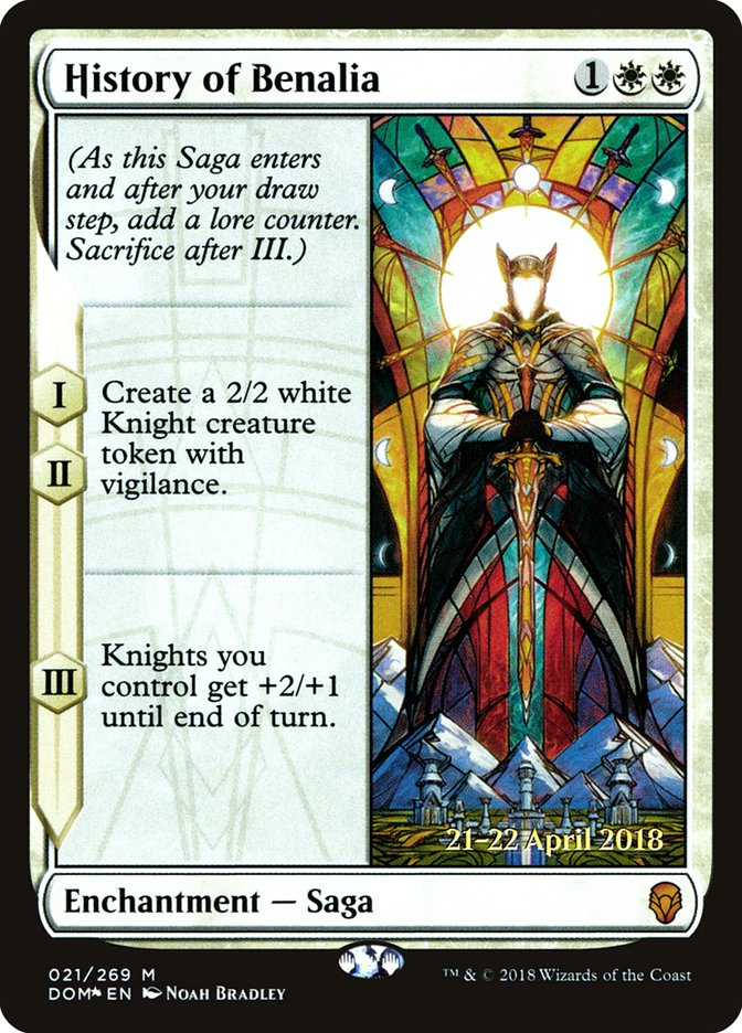 History of Benalia [Dominaria Prerelease Promos] | Gamers Paradise