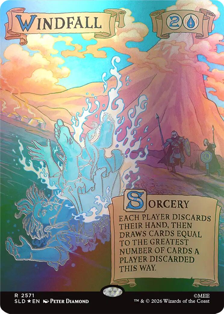 Windfall (2571) (Out Of Sight Foil) [Secret Lair Drop Series] | Gamers Paradise