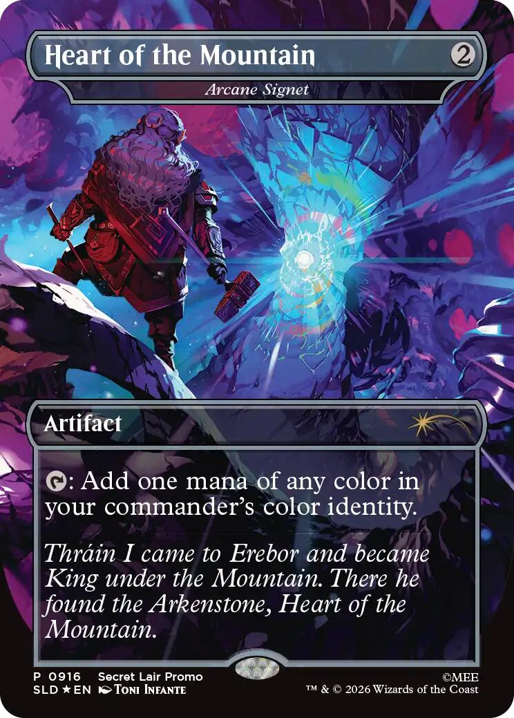 Heart of the Mountain - Arcane Signet [Secret Lair Drop Series] | Gamers Paradise