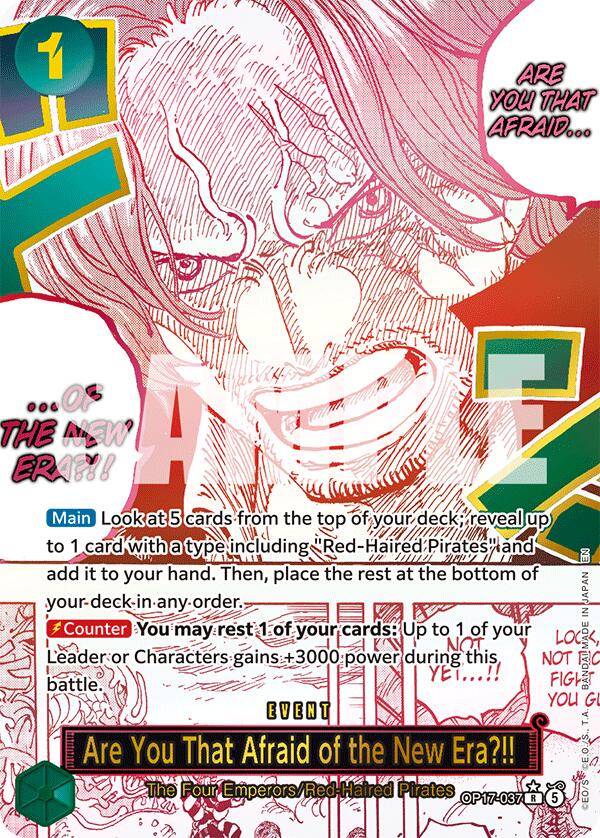 Are You That Afraid of the New Era?! (Alternate Art) [The World's Strongest Warriors] | Gamers Paradise