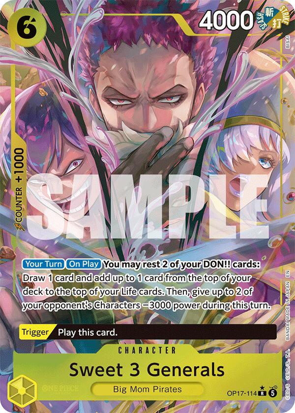 Sweet 3 Generals (Alternate Art) [The World's Strongest Warriors] | Gamers Paradise
