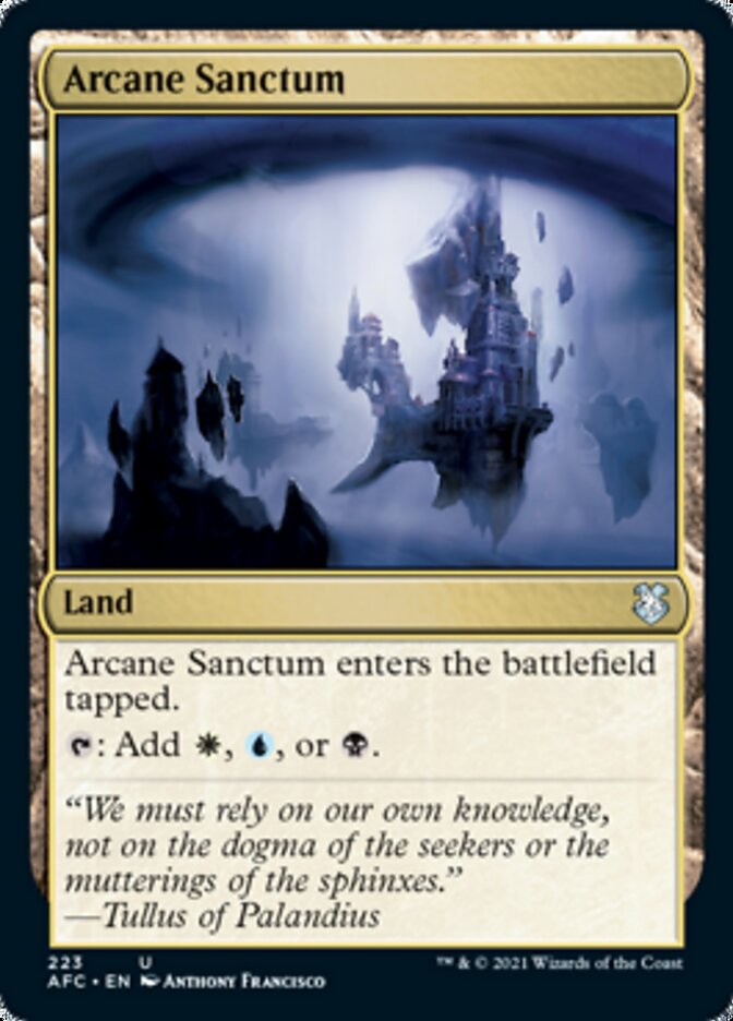 Arcane Sanctum [Dungeons & Dragons: Adventures in the Forgotten Realms Commander] | Gamers Paradise