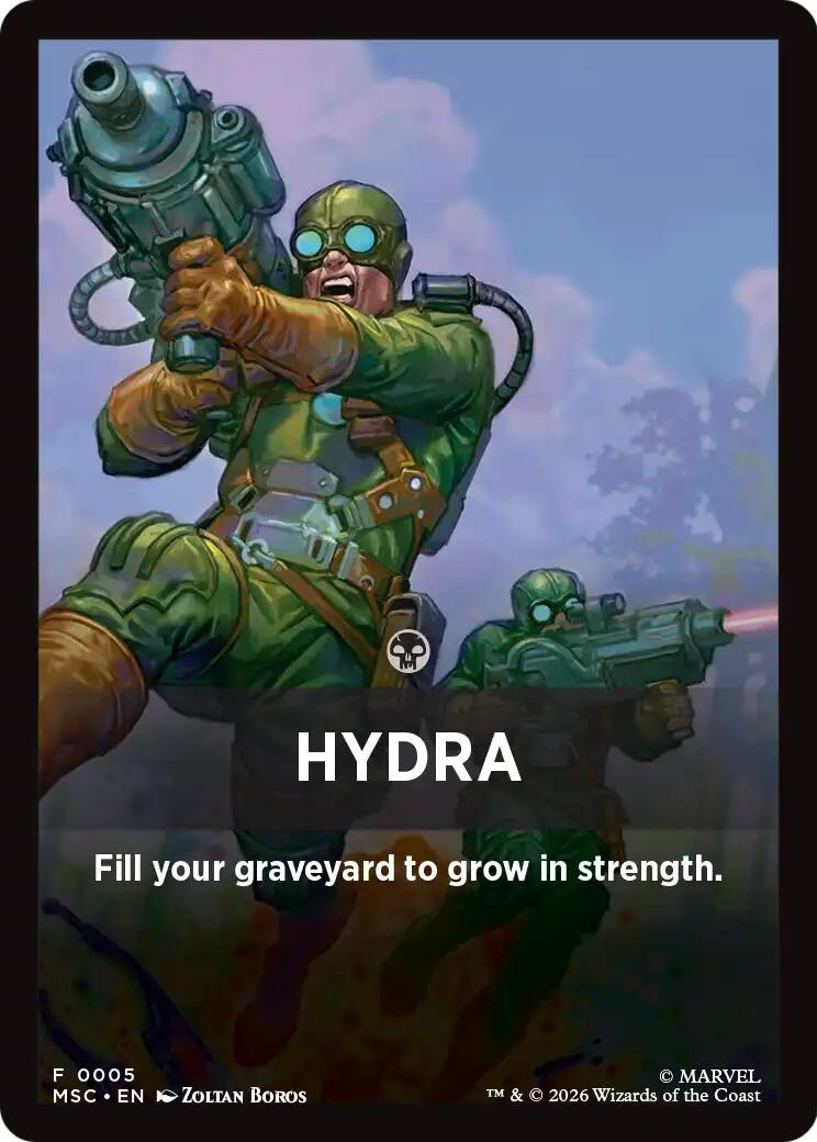 Hydra Theme Card (0005) [Marvel Super Heroes Commander] | Gamers Paradise