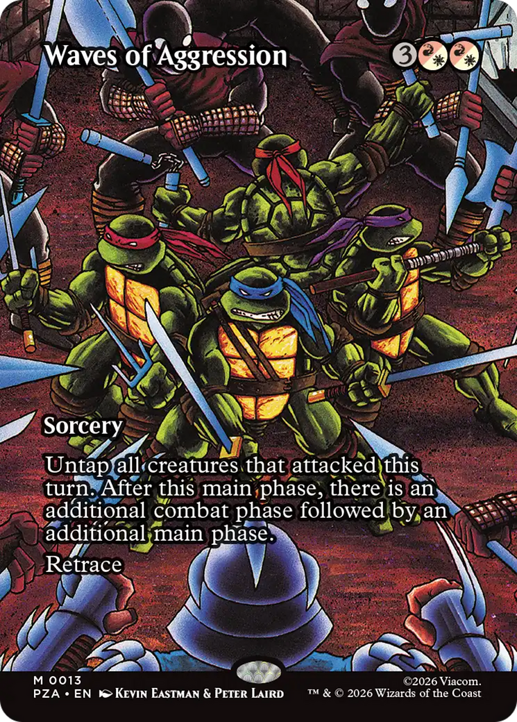 Waves of Aggression (Borderless) [Teenage Mutant Ninja Turtles Eternal-Legal] | Gamers Paradise