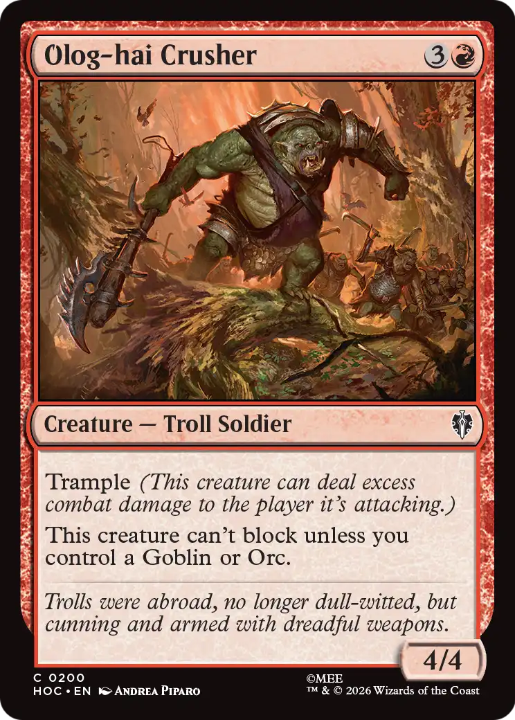 Olog-hai Crusher [The Hobbit: Eternal-Legal] | Gamers Paradise