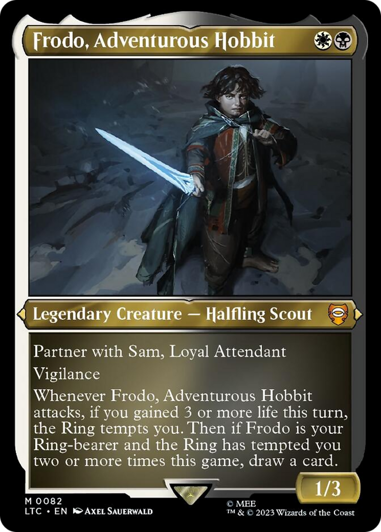 Frodo, Adventurous Hobbit (Display Commander) [The Lord of the Rings: Tales of Middle-Earth Commander] | Gamers Paradise