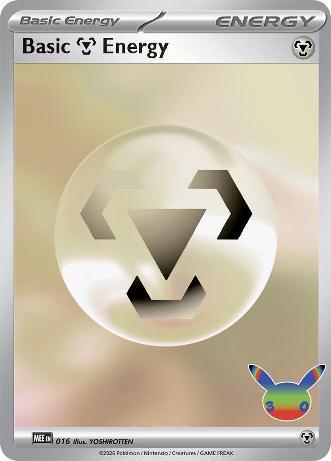 Basic Metal Energy (016) (30th Celebration) [Mega Evolution Energies] | Gamers Paradise
