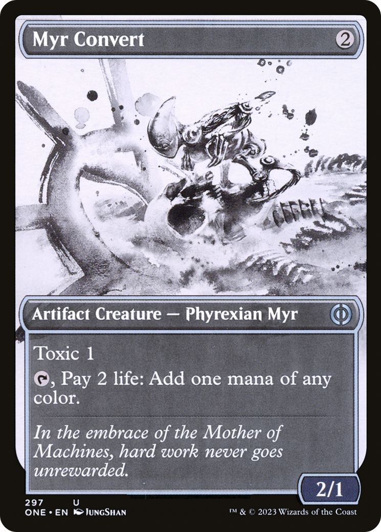 Myr Convert (Showcase Ichor) [Phyrexia: All Will Be One] | Gamers Paradise
