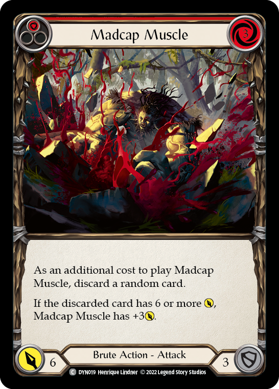 Madcap Muscle (Red) [DYN019] (Dynasty)  Rainbow Foil | Gamers Paradise