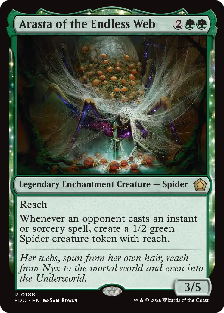 Arasta of the Endless Web [Foundations Commander] | Gamers Paradise