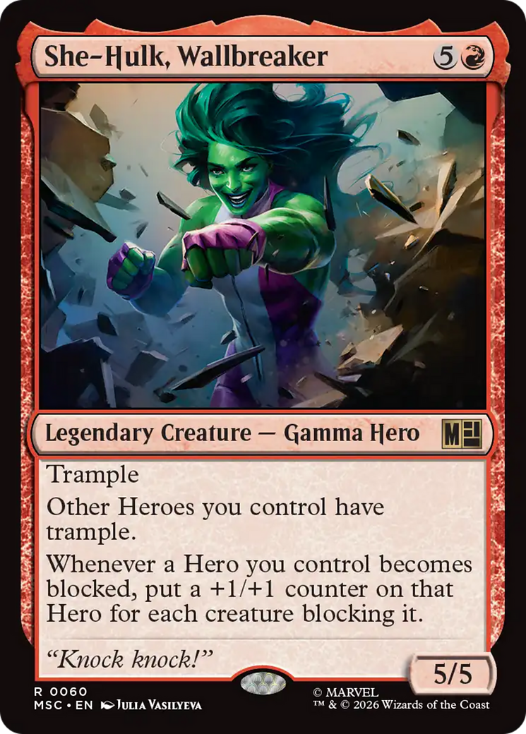 She-Hulk, Wallbreaker [Marvel Super Heroes Commander] | Gamers Paradise