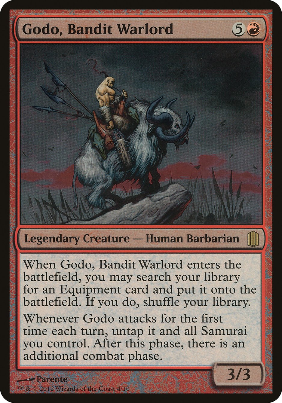 Godo, Bandit Warlord (Oversized) [Commander's Arsenal Oversized] | Gamers Paradise