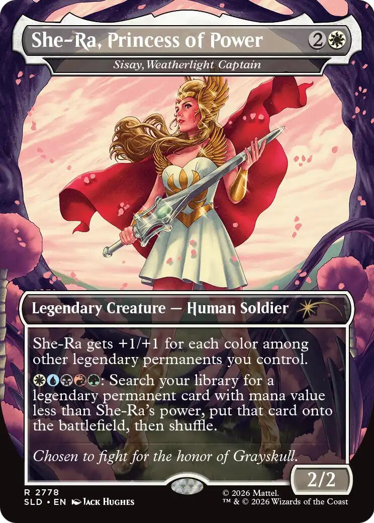 She-Ra, Princess of Power - Sisay, Weatherlight Captain [Secret Lair Drop Series] | Gamers Paradise