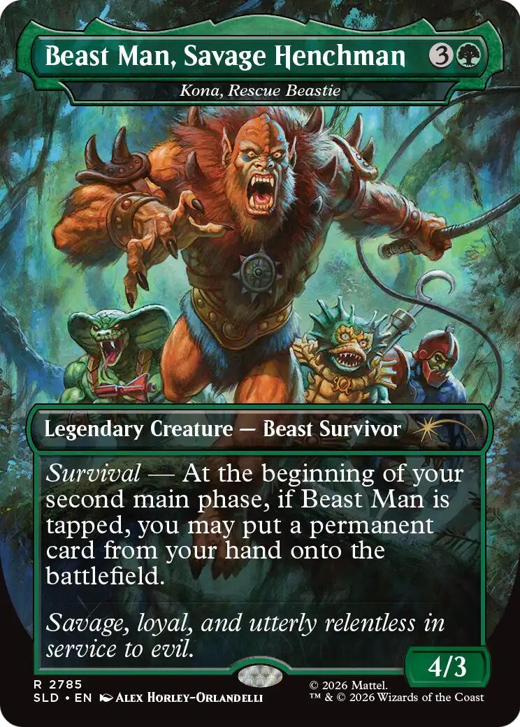Beast Man, Savage Henchman - Kona, Rescue Beastie [Secret Lair Drop Series] | Gamers Paradise