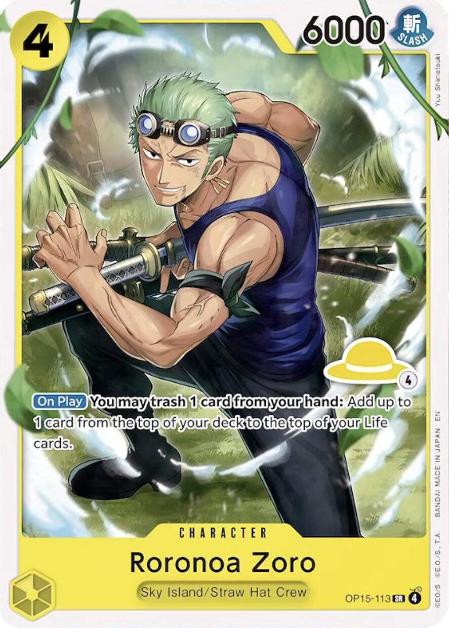 Roronoa Zoro (Luffy Deck) [Set Sail Deck Set] | Gamers Paradise
