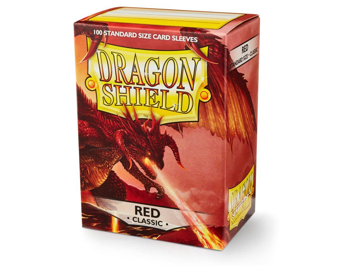 Dragon Shield: Standard 100ct Sleeves - Red (Classic) | Gamers Paradise