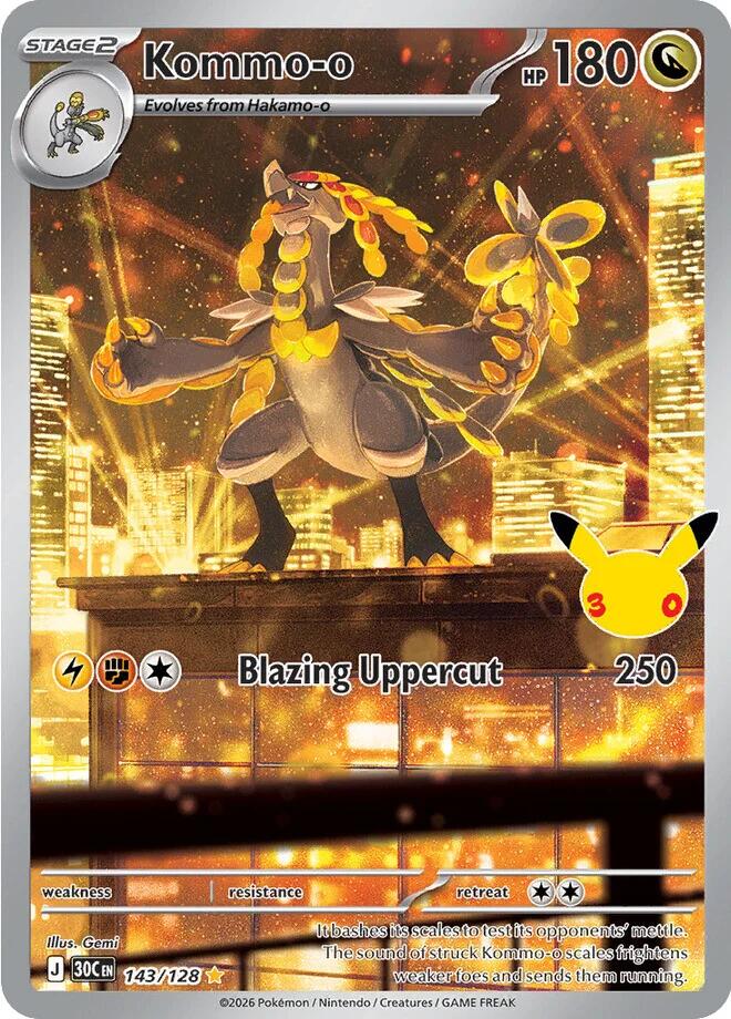 Kommo-o (143/128) [Mega Evolution: 30th Celebration] | Gamers Paradise