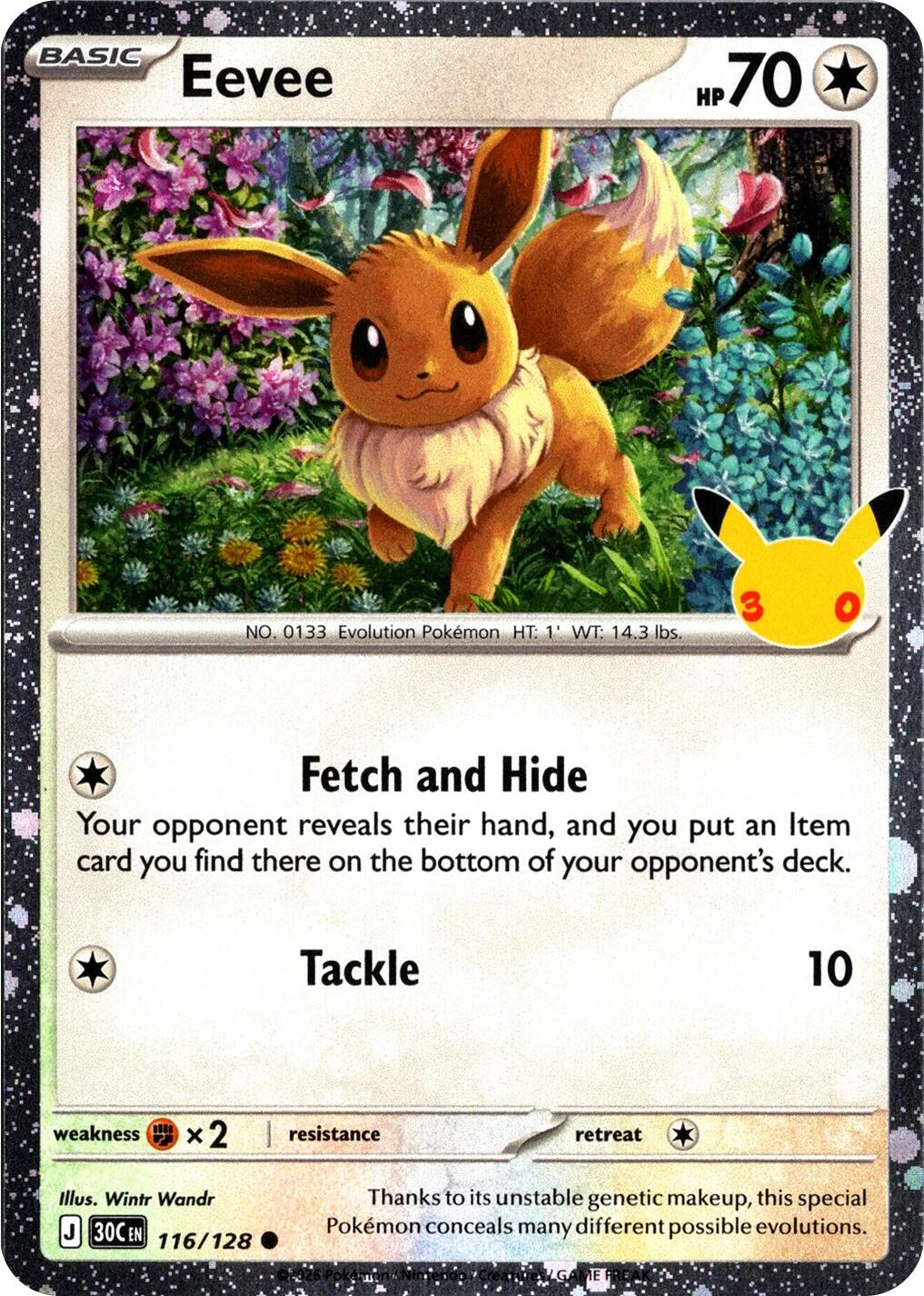Eevee (116/128) (30th Celebration) [Mega Evolution: 30th Celebration] | Gamers Paradise