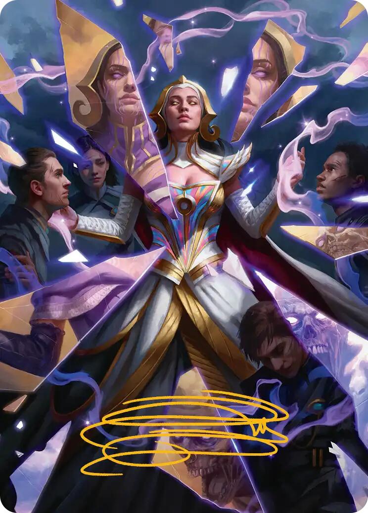 Return to the Light Realms Art Card (5/54) (Gold-Stamped Signature) [Reality Fracture Art Series] | Gamers Paradise