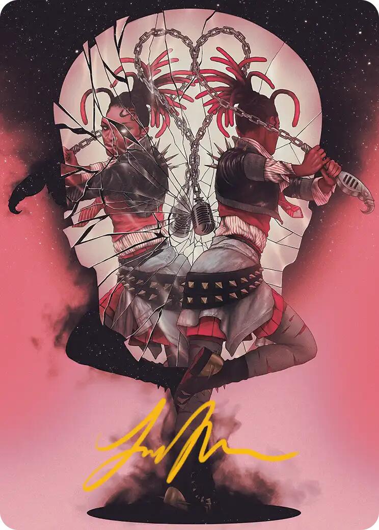 Face Yourself Art Card (Gold-Stamped Signature) [Reality Fracture Art Series] | Gamers Paradise