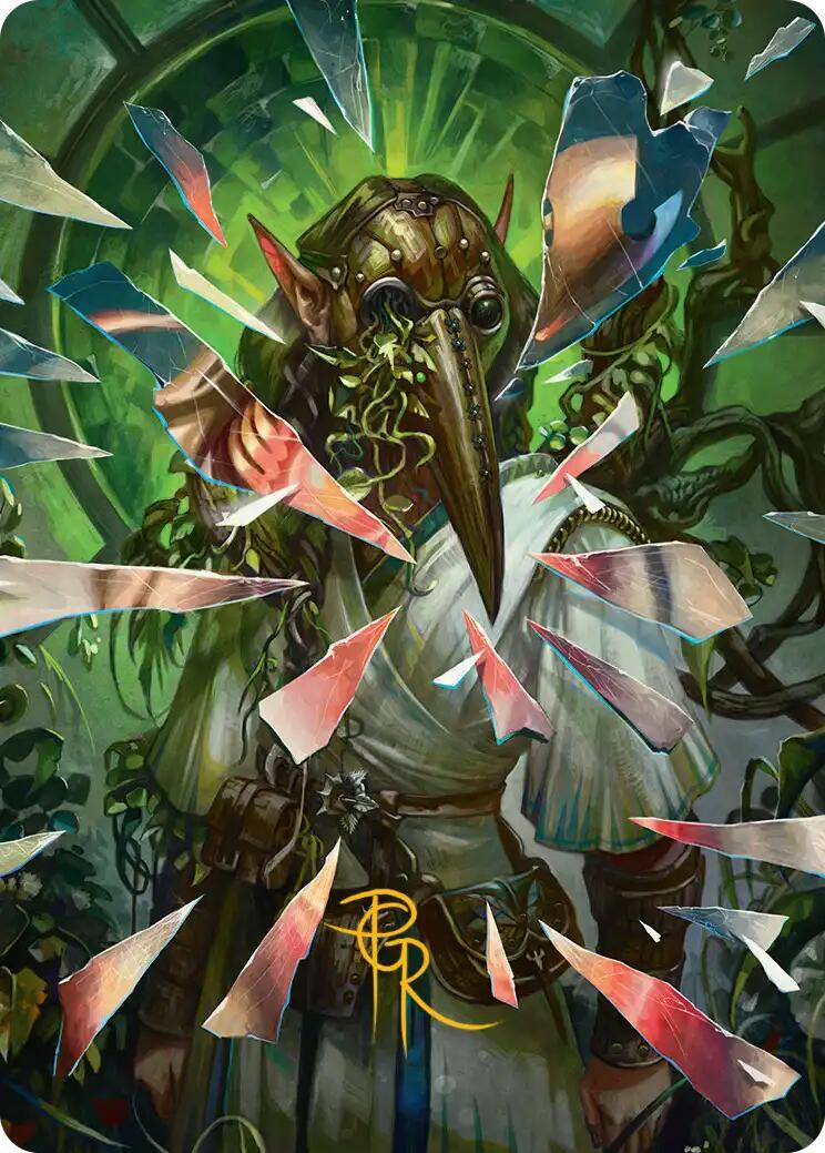 Simulacrum Shaper Art Card (Gold-Stamped Signature) [Reality Fracture Art Series] | Gamers Paradise
