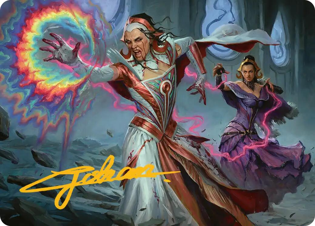 Vindictive Triumph Art Card (Gold-Stamped Signature) [Reality Fracture Art Series] | Gamers Paradise