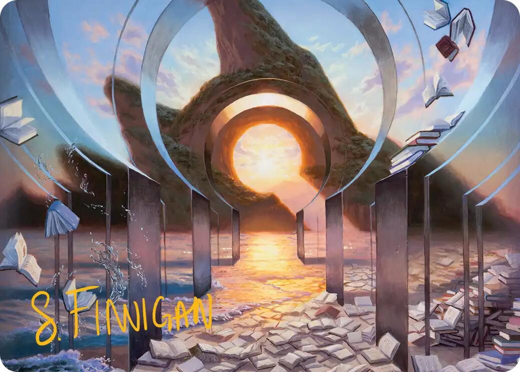 Deserted Beach Art Card (Gold-Stamped Signature) [Reality Fracture Art Series] | Gamers Paradise