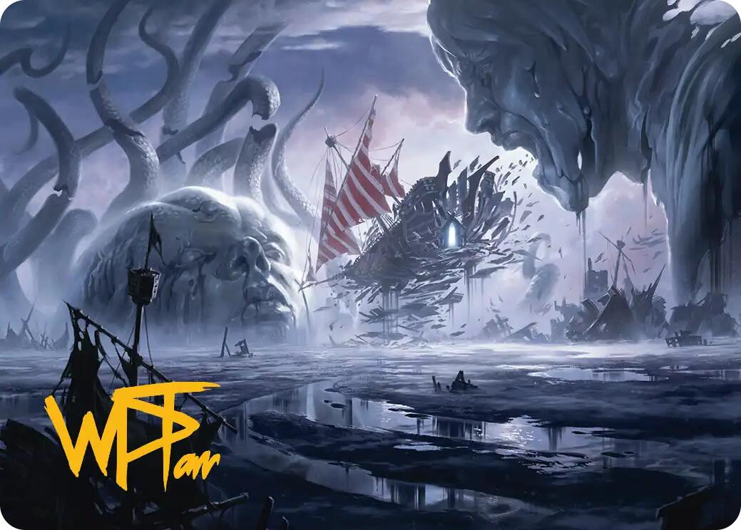 Shipwreck Marsh Art Card (Gold-Stamped Signature) [Reality Fracture Art Series] | Gamers Paradise