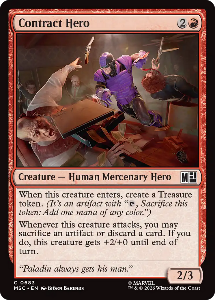 Contract Hero [Marvel Super Heroes Commander] | Gamers Paradise