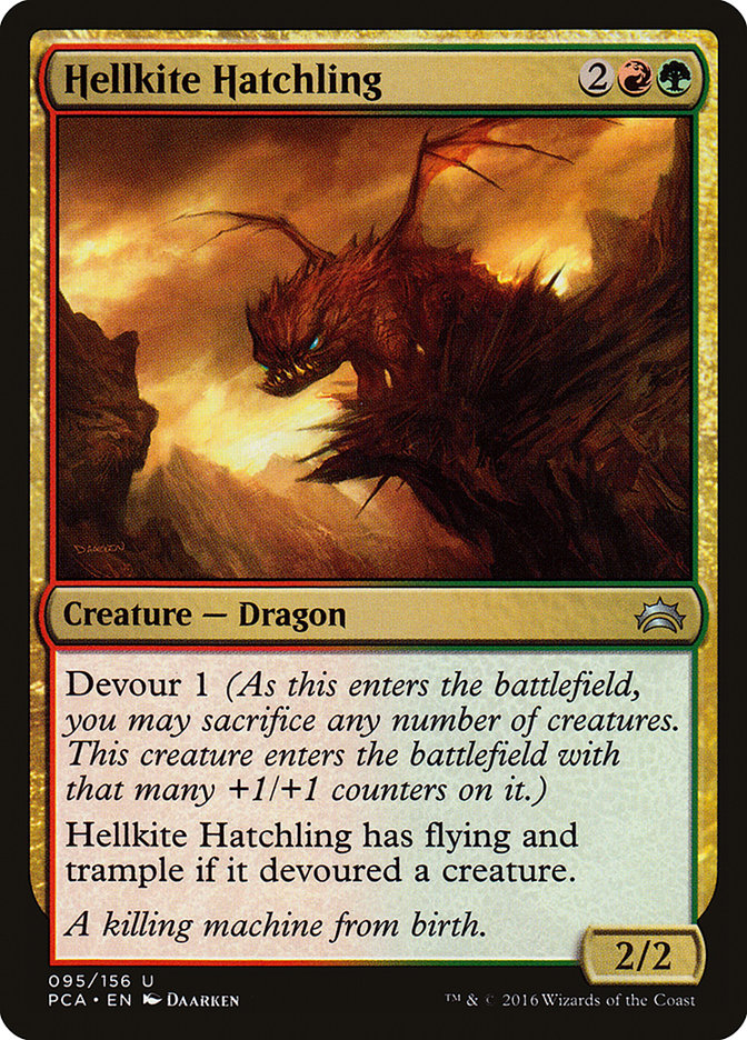 Hellkite Hatchling [Planechase Anthology] | Gamers Paradise