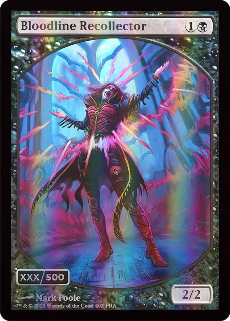 Bloodline Recollector (Retro Frame) (Serial Numbered) (Double Rainbow Foil) [Reality Fracture] | Gamers Paradise