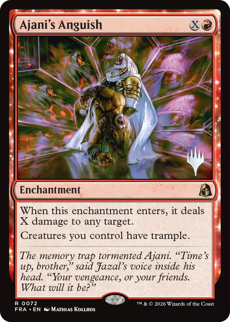 Ajani's Anguish [Reality Fracture Promos] | Gamers Paradise