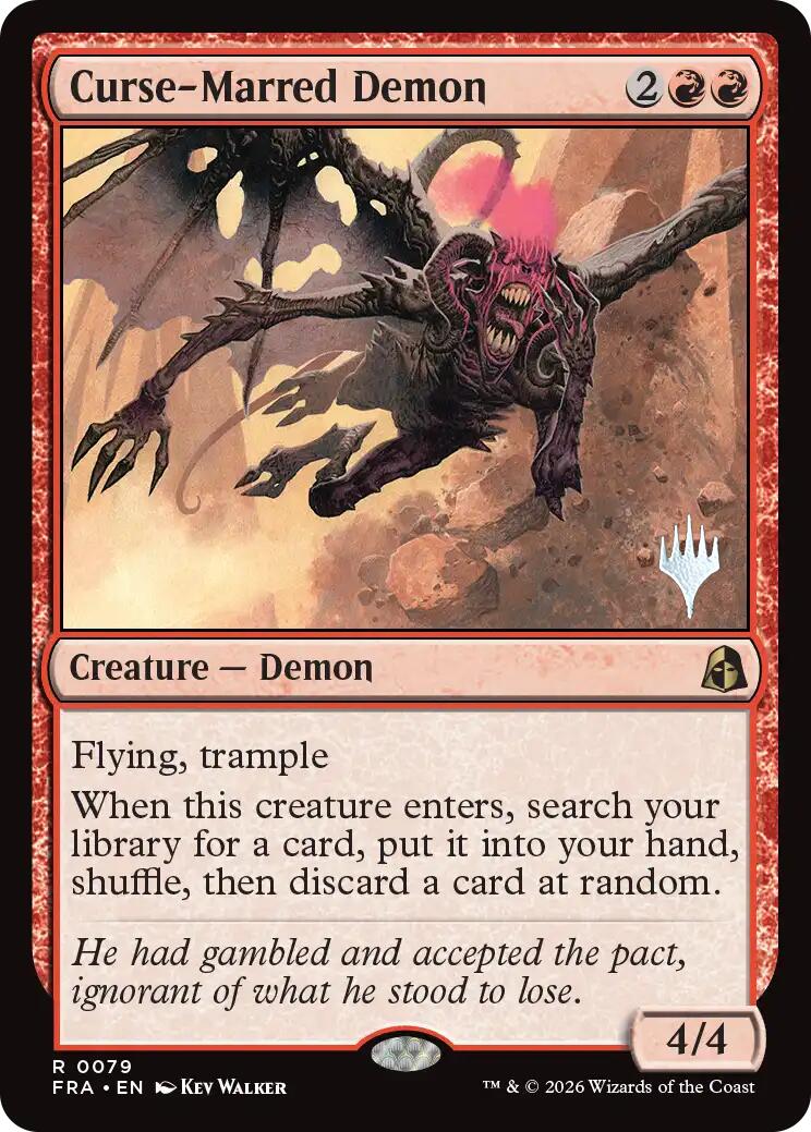 Curse-Marred Demon [Reality Fracture Promos] | Gamers Paradise