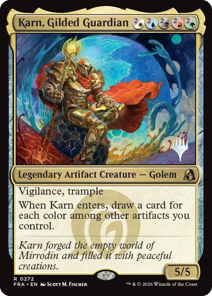 Karn, Gilded Guardian [Reality Fracture Promos] | Gamers Paradise