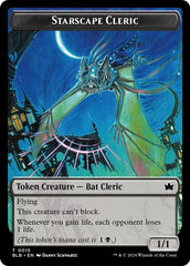 Starscape Cleric // Clue Double-Sided Token [Secrets of Strixhaven Tokens] | Gamers Paradise