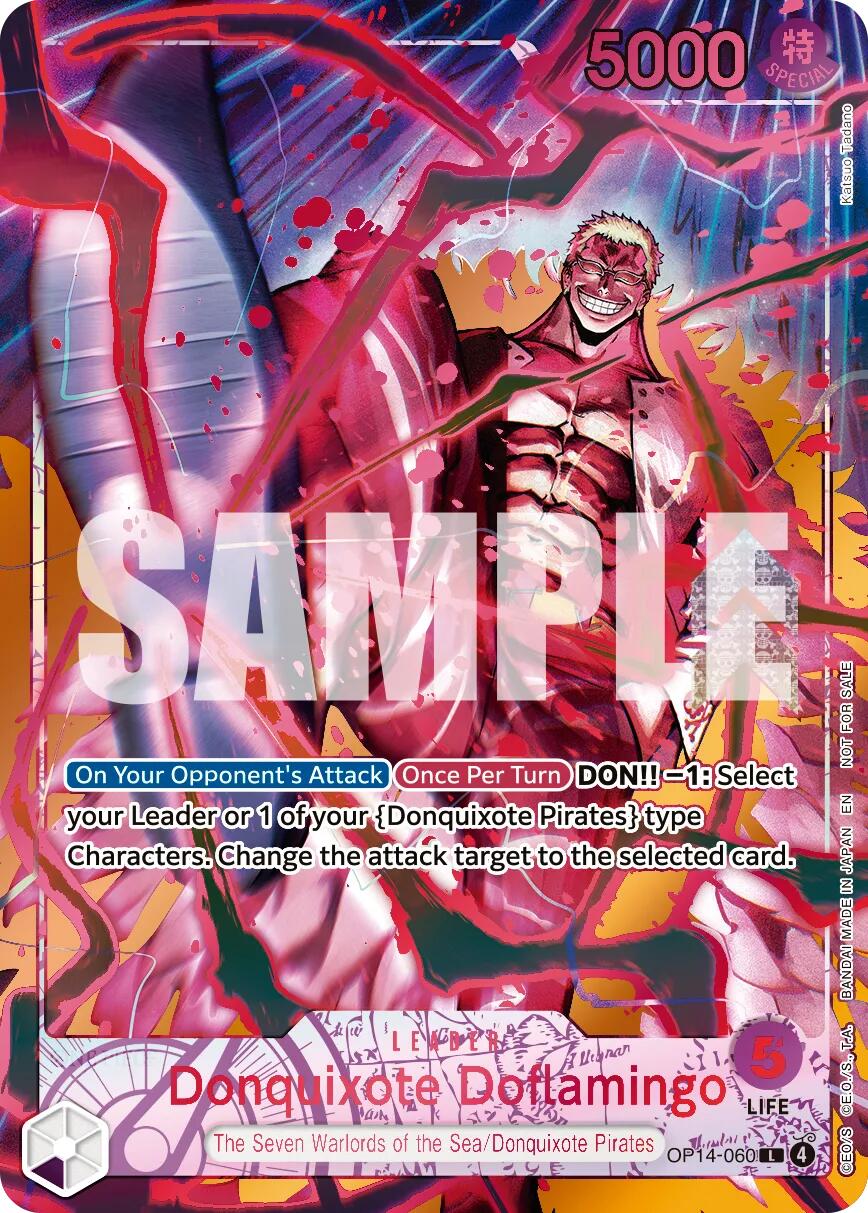 Donquixote Doflamingo (Flame-Flame Fruit Coliseum) [One Piece Promotion Cards] | Gamers Paradise