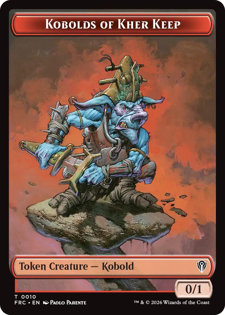 Kobolds of Kher Keep // Phyrexian Mite Double-Sided Token [Reality Fracture Commander Tokens] | Gamers Paradise