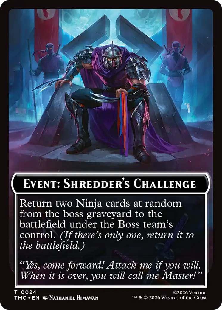 Event: Shredder's Challenge [Teenage Mutant Ninja Turtles Commander Tokens] | Gamers Paradise