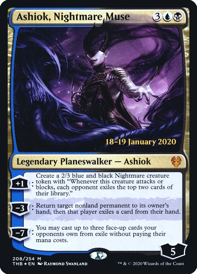 Ashiok, Nightmare Muse [Theros Beyond Death Prerelease Promos] | Gamers Paradise