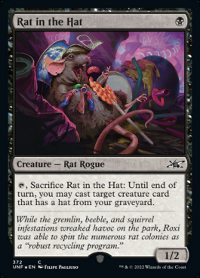 Rat in the Hat (Galaxy Foil) [Unfinity] | Gamers Paradise