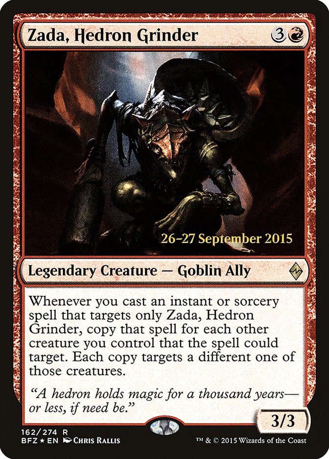 Zada, Hedron Grinder [Battle for Zendikar Prerelease Promos] | Gamers Paradise